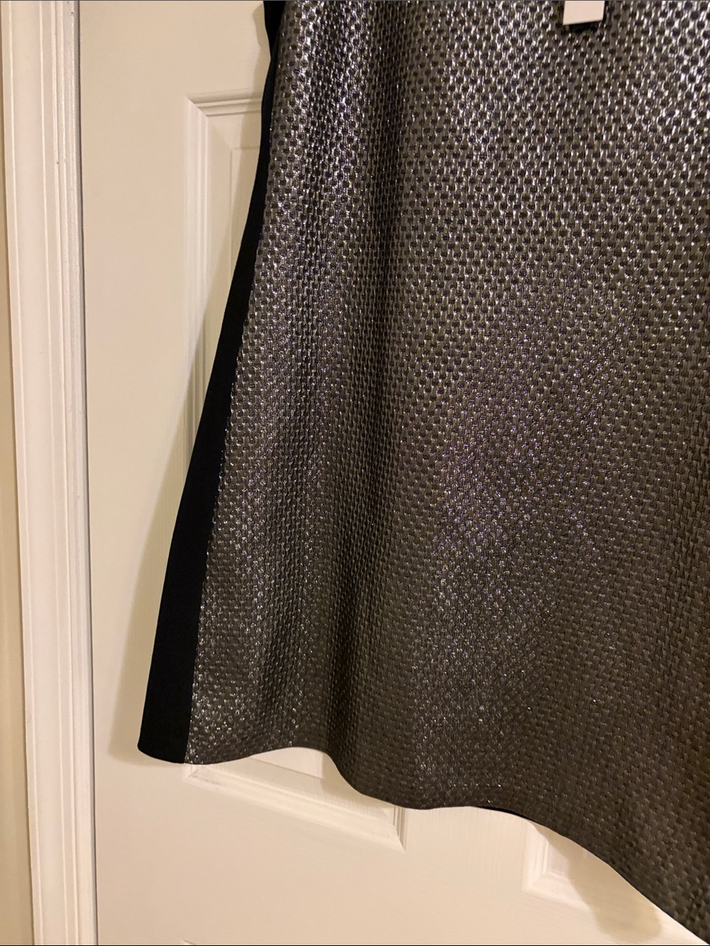 Sanctuary Metallic Silver Mini Dress with Black Panels - Picture 5 of 8